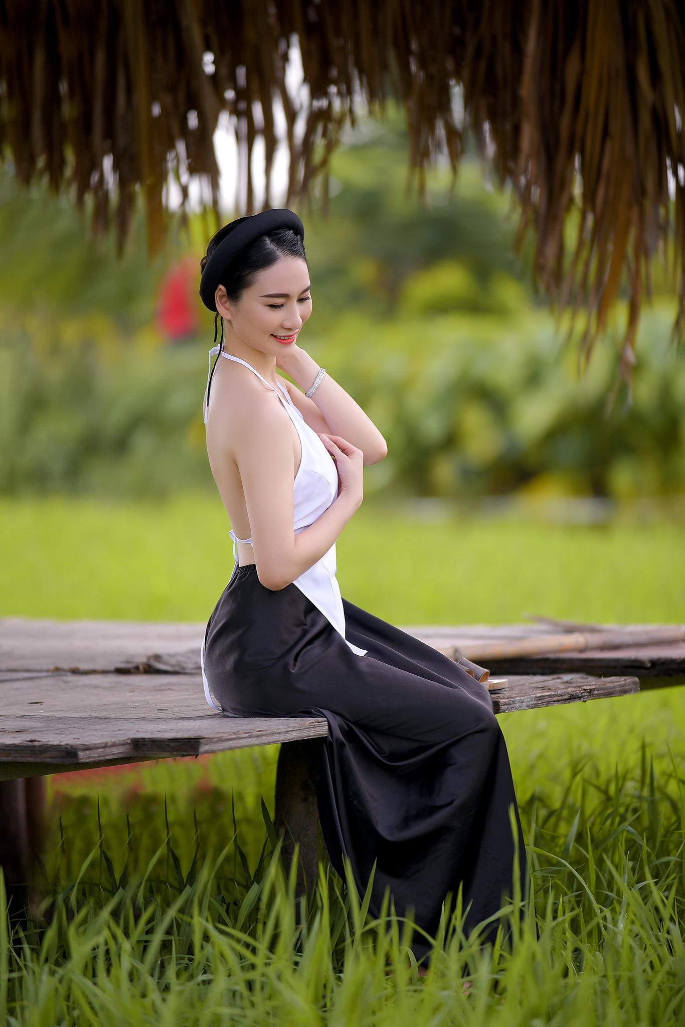 Áo Yếm Hoa Sen - Miss Ao Dai