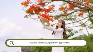 Chụp Ảnh Hoa Phượng Ngoài Trời Vẻ Đẹp Tự Nhiên